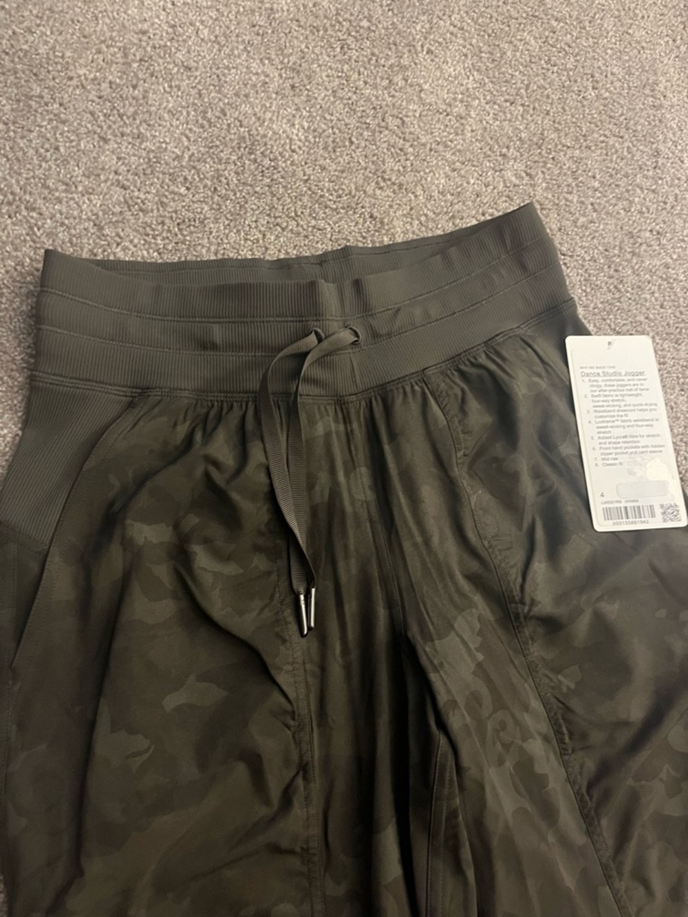 lululemon athletica Olive Camo Dance Studio Jogger Pants - Picture 4 of 6